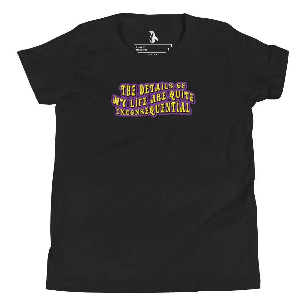 The Details of My Life...Youth Short Sleeve T-Shirt 
