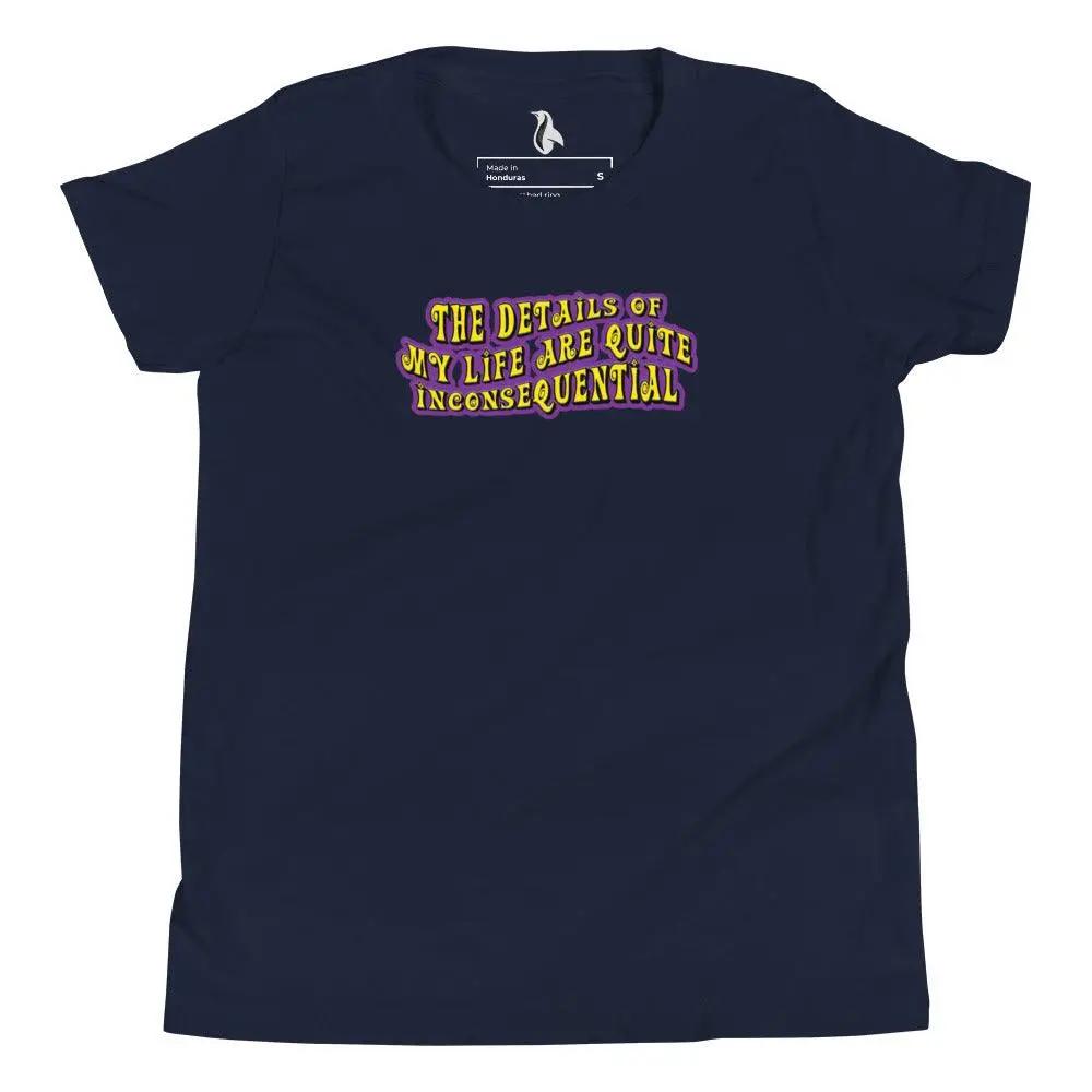 The Details of My Life...Youth Short Sleeve T-Shirt 