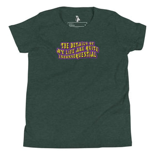 The Details of My Life...Youth Short Sleeve T-Shirt 