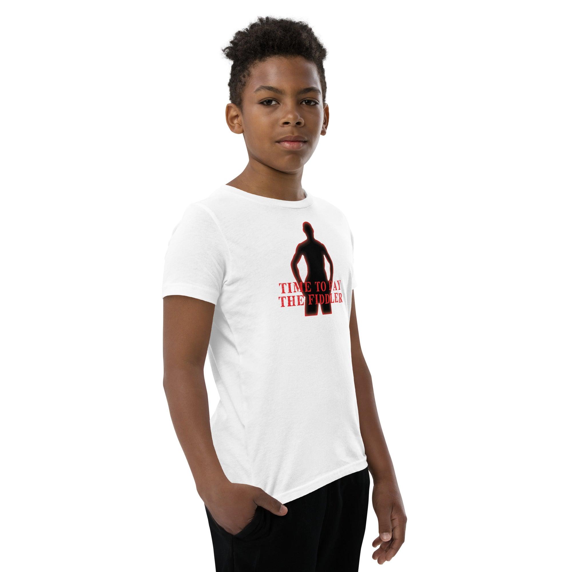 Time To Pay The Fiddler Youth Short Sleeve T-Shirt VAWDesigns